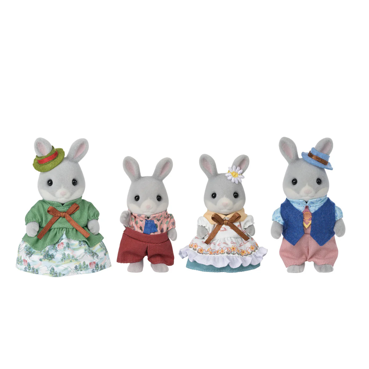 Cottontail Rabbit Family