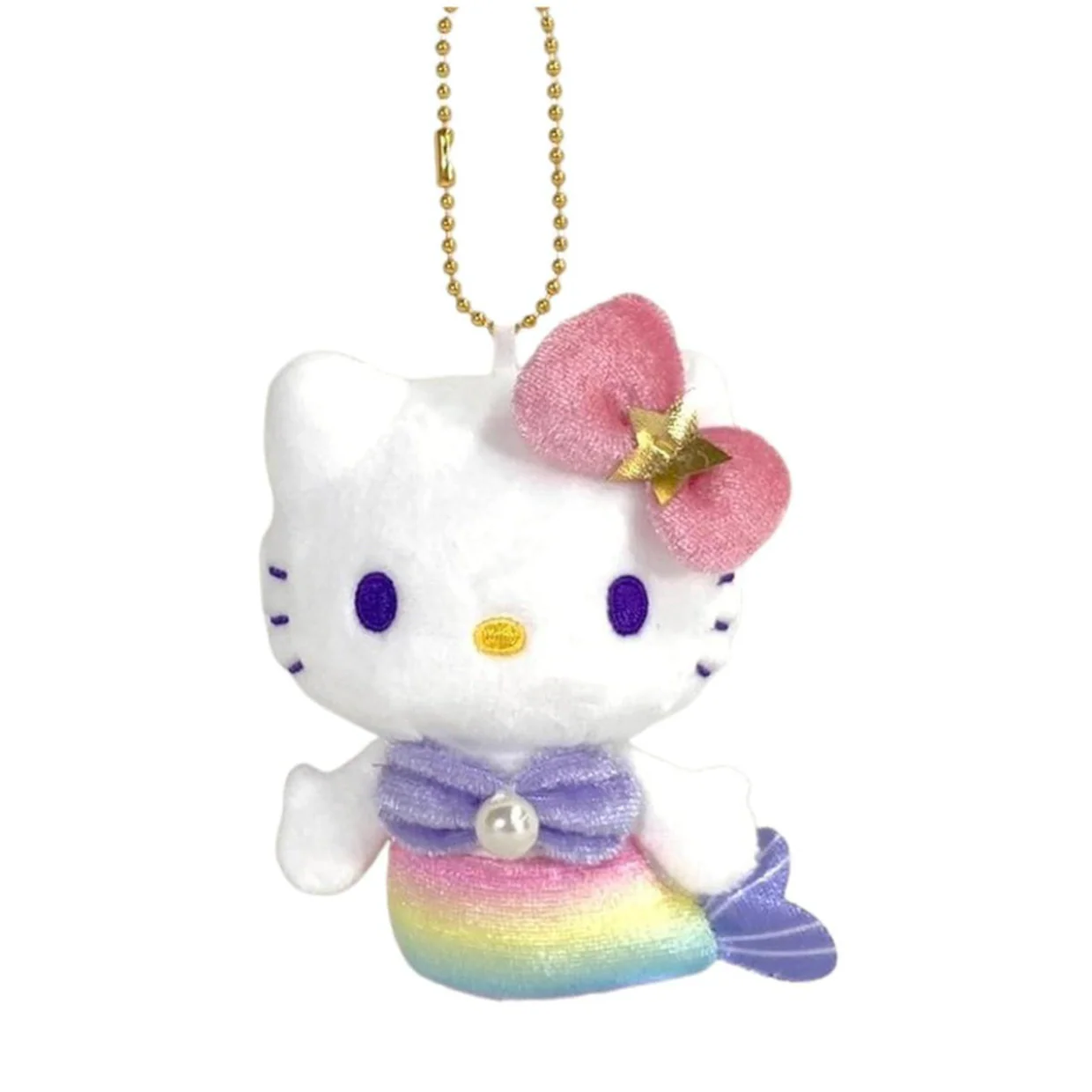 Hello Kitty MC Collection Mermaid Keychain | Rainbow