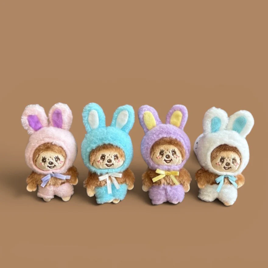 Monchhichi in Plushie Rabbit Suit Bag Charm