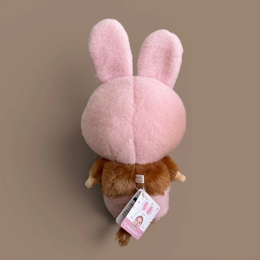 Monchhichi in Plushie Rabbit Suit | Pink - Image 3