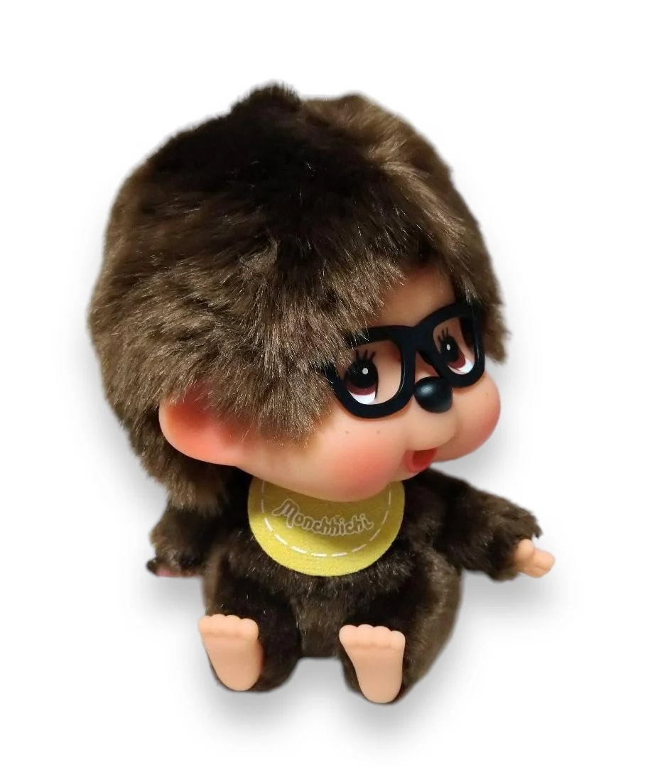 Sitting Monchhichi with Glasses - Image 7
