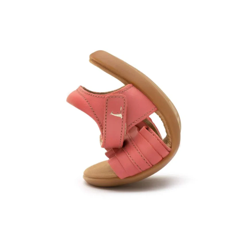 Ruffle Sandal | Coral - Image 5