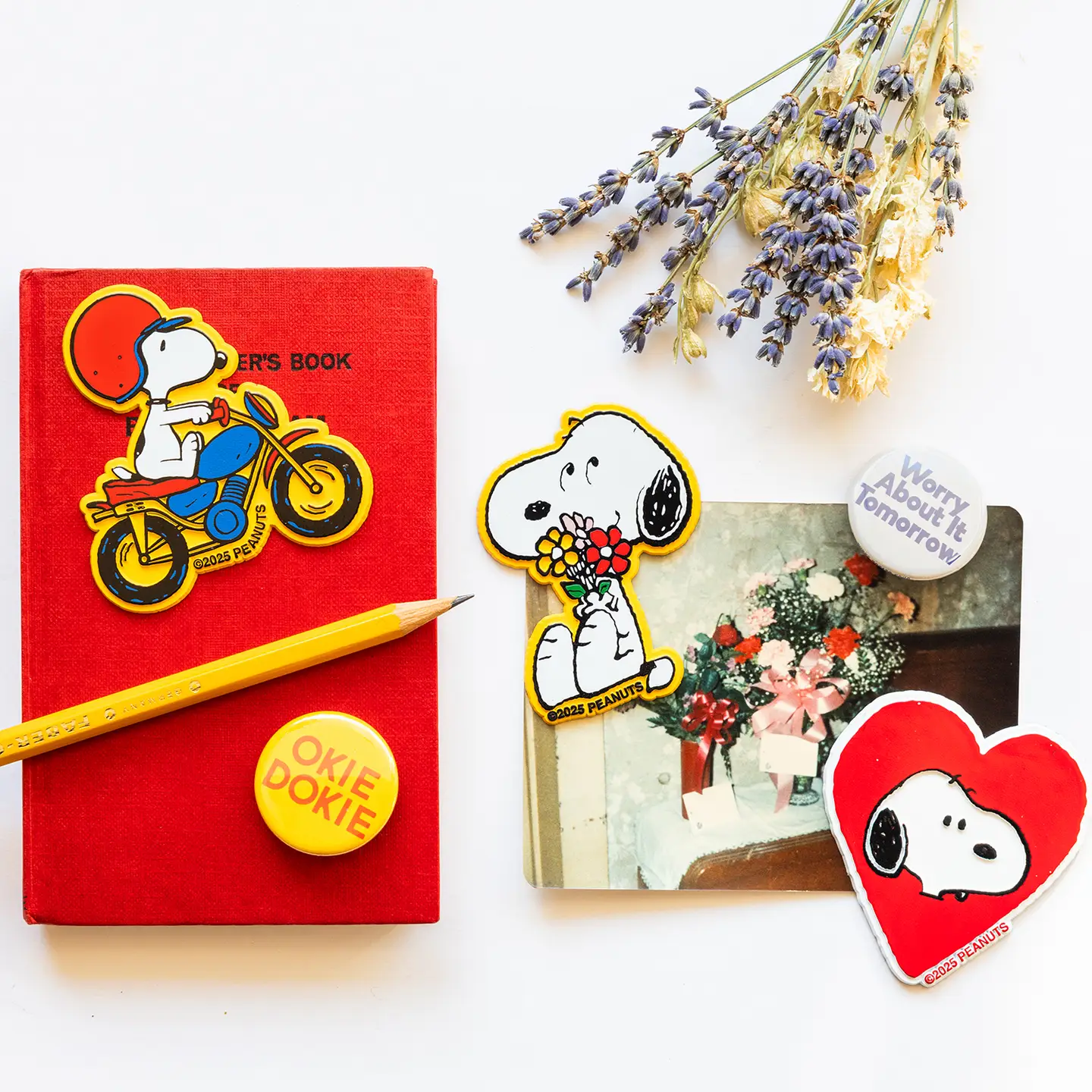 Snoopy Easy Rider Classic Fridge Magnet - Image 2