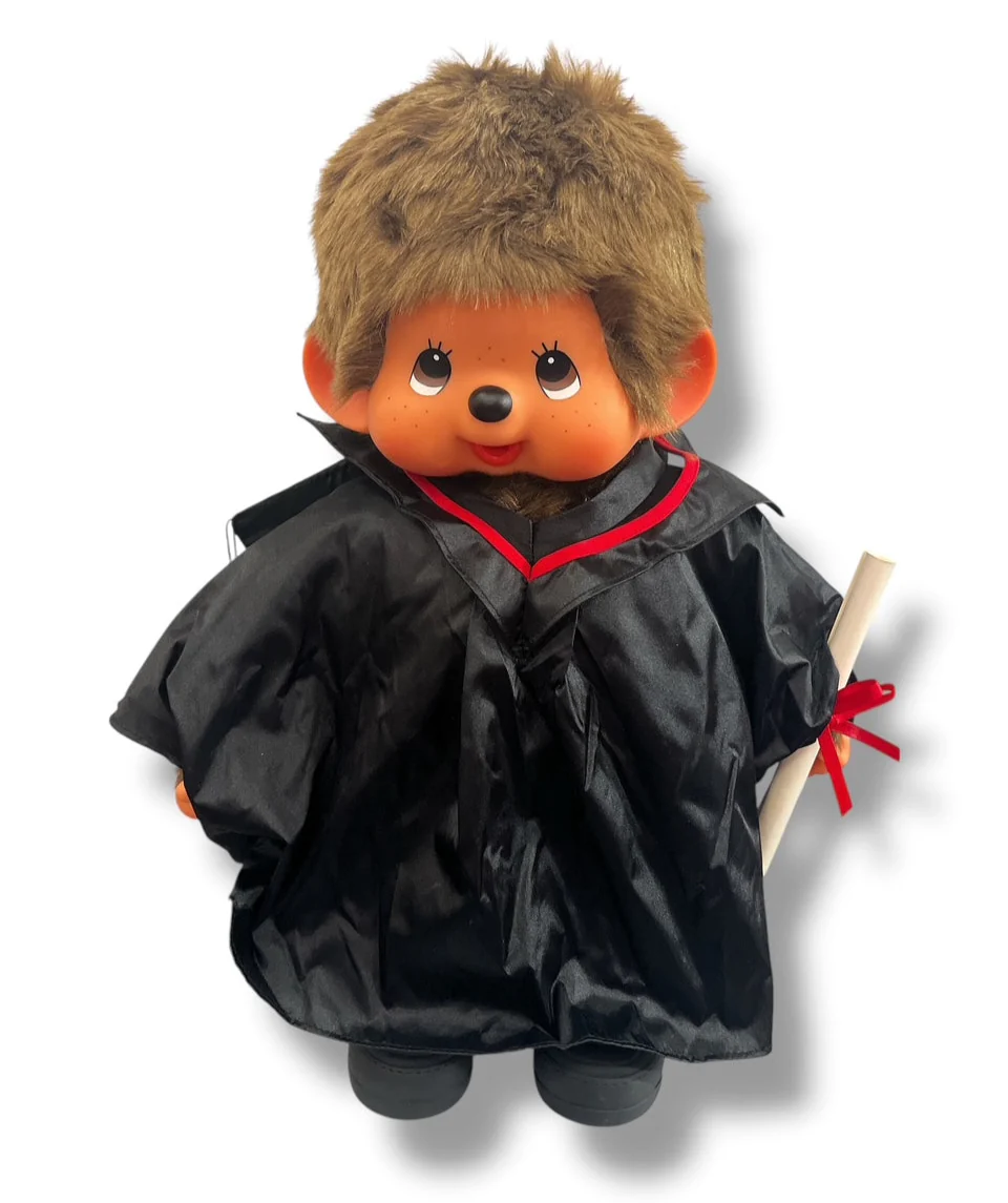 Special Edition Large Monchhichi in Graduation Gown - Image 2