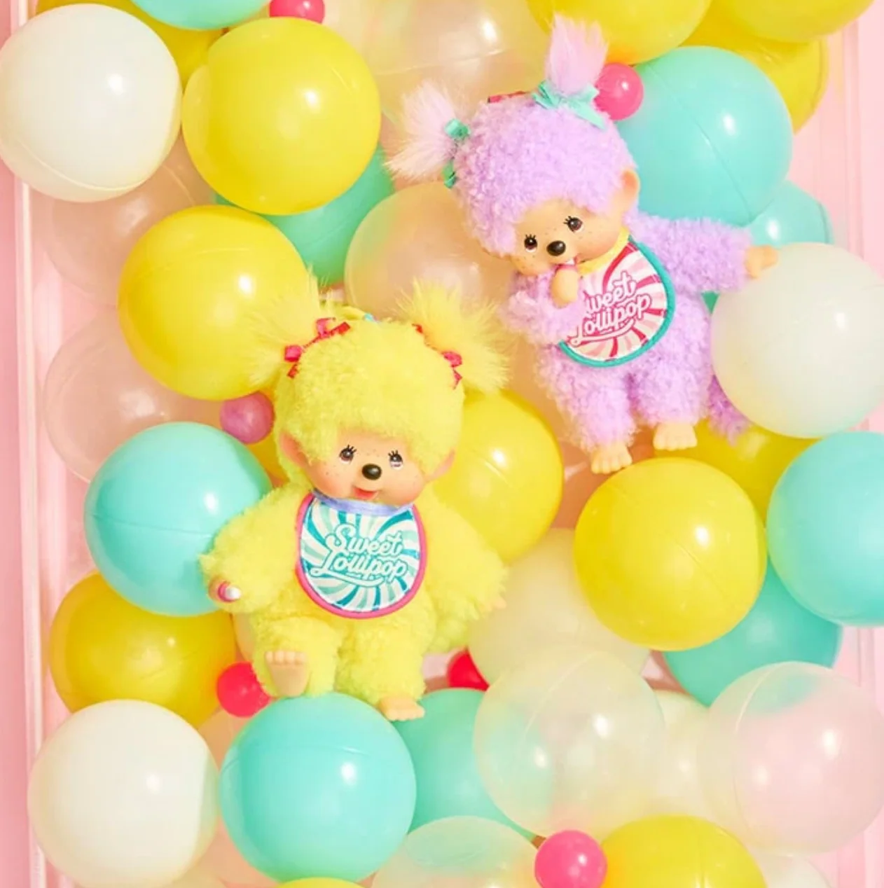 Sweet Lollipop Monchhichi Girl